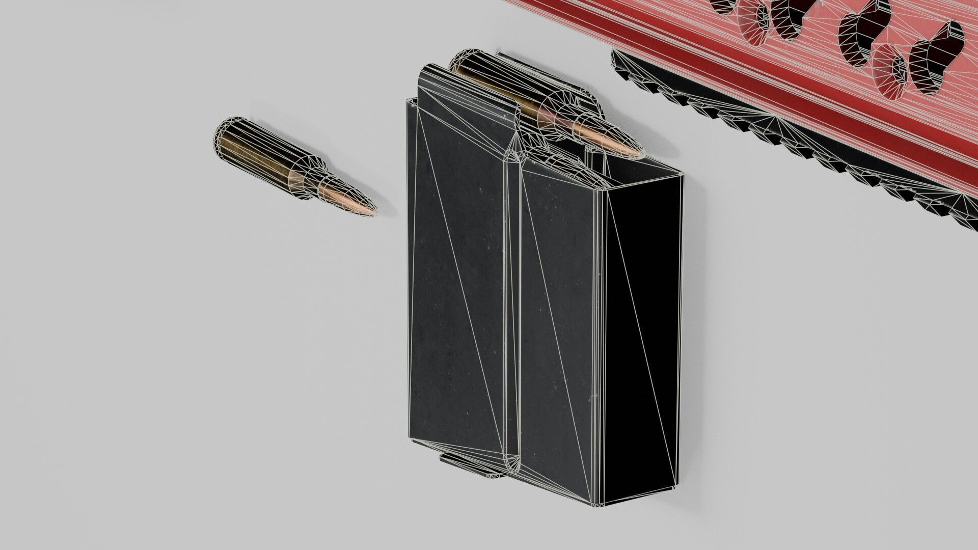 Accuracy International - AT-XC Low-poly 3D model_38