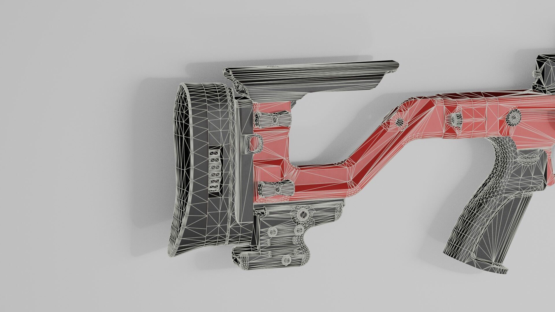 Accuracy International - AT-XC Low-poly 3D model_35