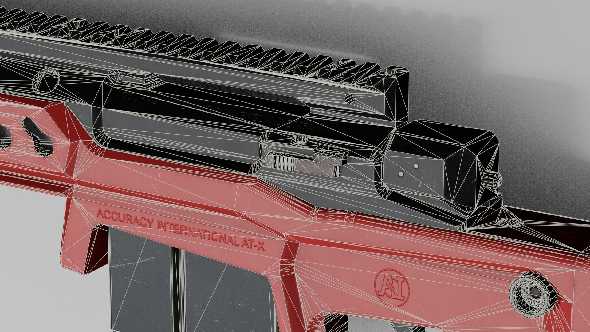 Accuracy International - AT-XC Low-poly 3D model_40