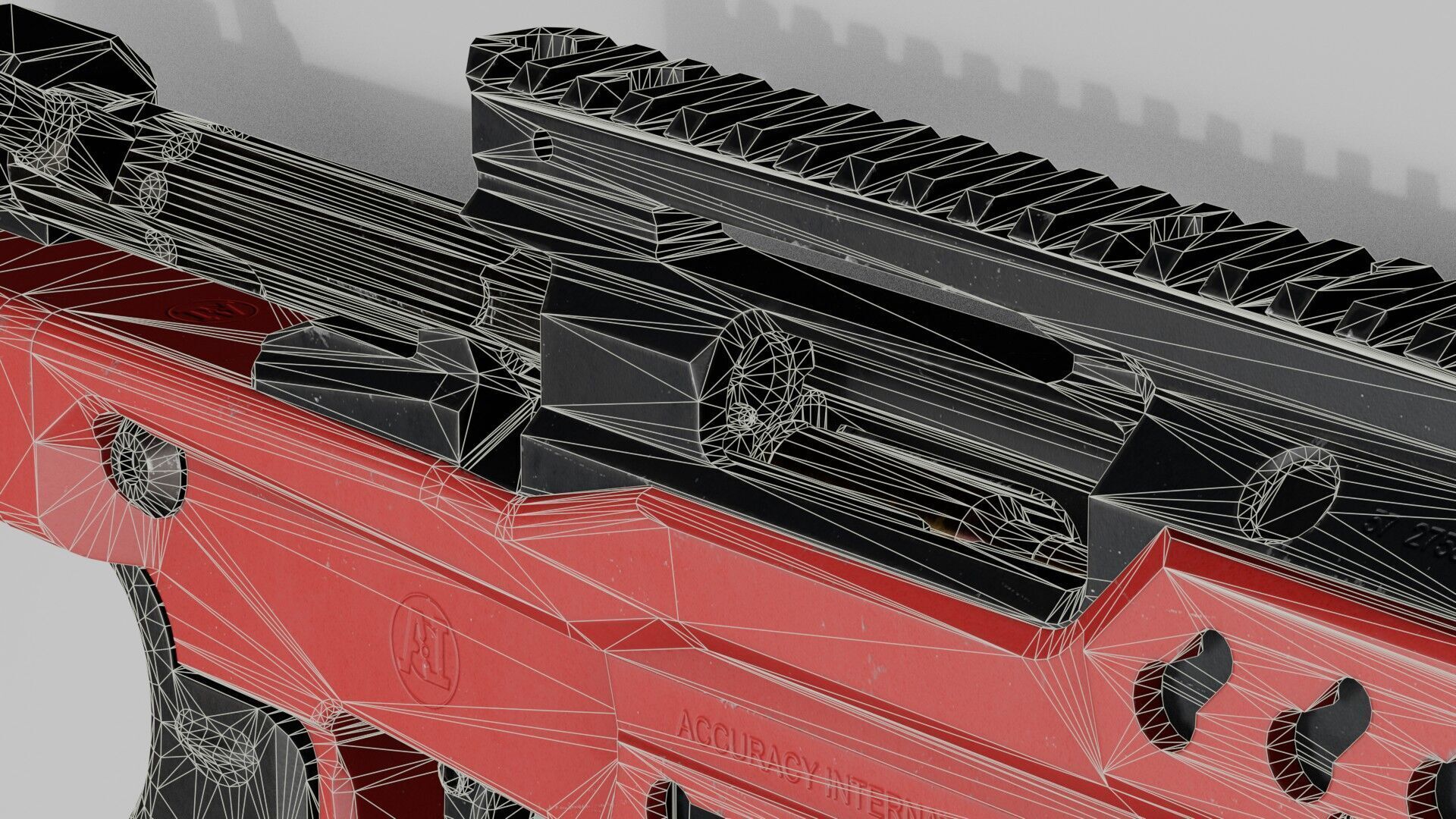 Accuracy International - AT-XC Low-poly 3D model_30