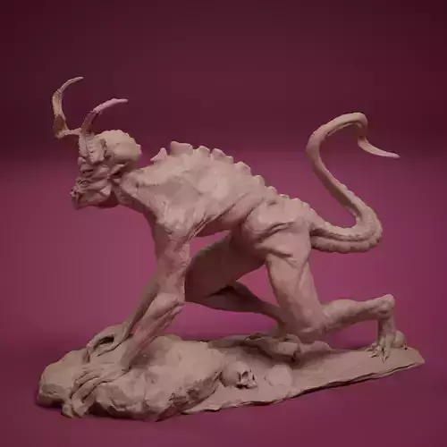 Spawn of the Abyss -The Abyssal Hound - Creatures STL