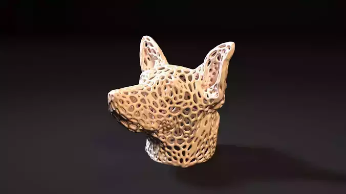 Chihuahua head Voronoi
