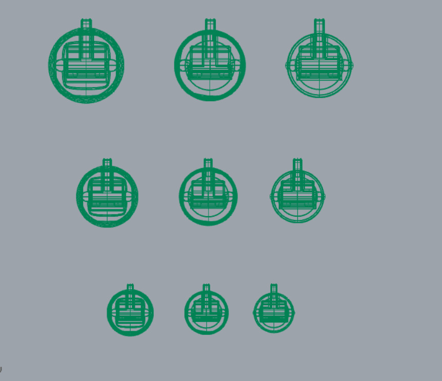  3 Styles Barrel Clasp Jewelry Lock 3D Printable in 3Sizes SML  3D print model_5