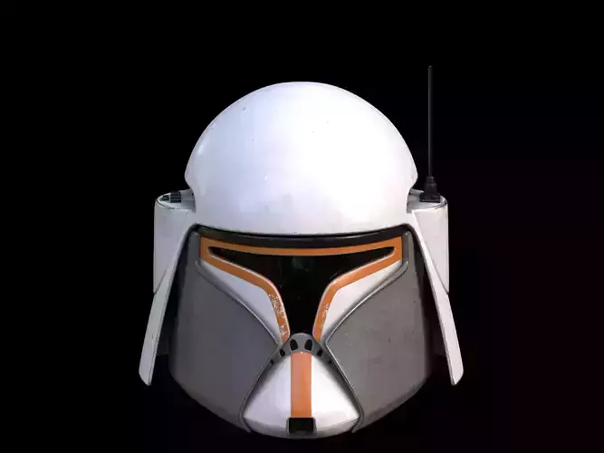 Phase 1 Trooper helmet with attachments 3d print file