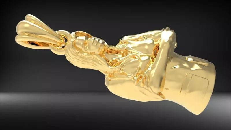 lady doctor Pendant Necklace Charm Bracelet Jewelry 3D print model_0