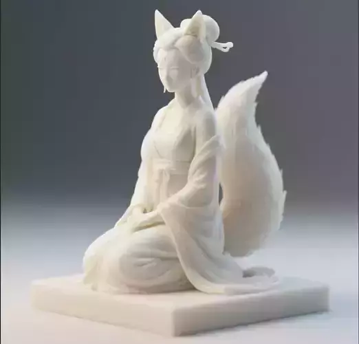 16 Fox Spirit Woman in Pu Song Ling Style