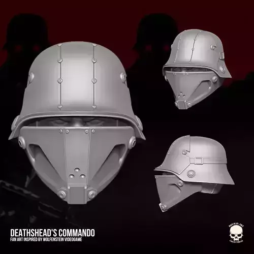 Deathsheads Commando Wolfenstein Fan Art 3D printable files