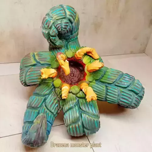 Dracena plant monster 3D print model