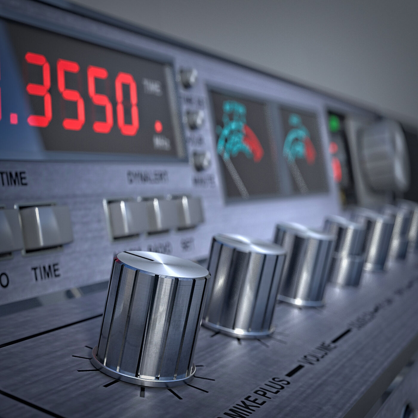 Cobra 2000 GTL 2000 CB Radio 3D model_3