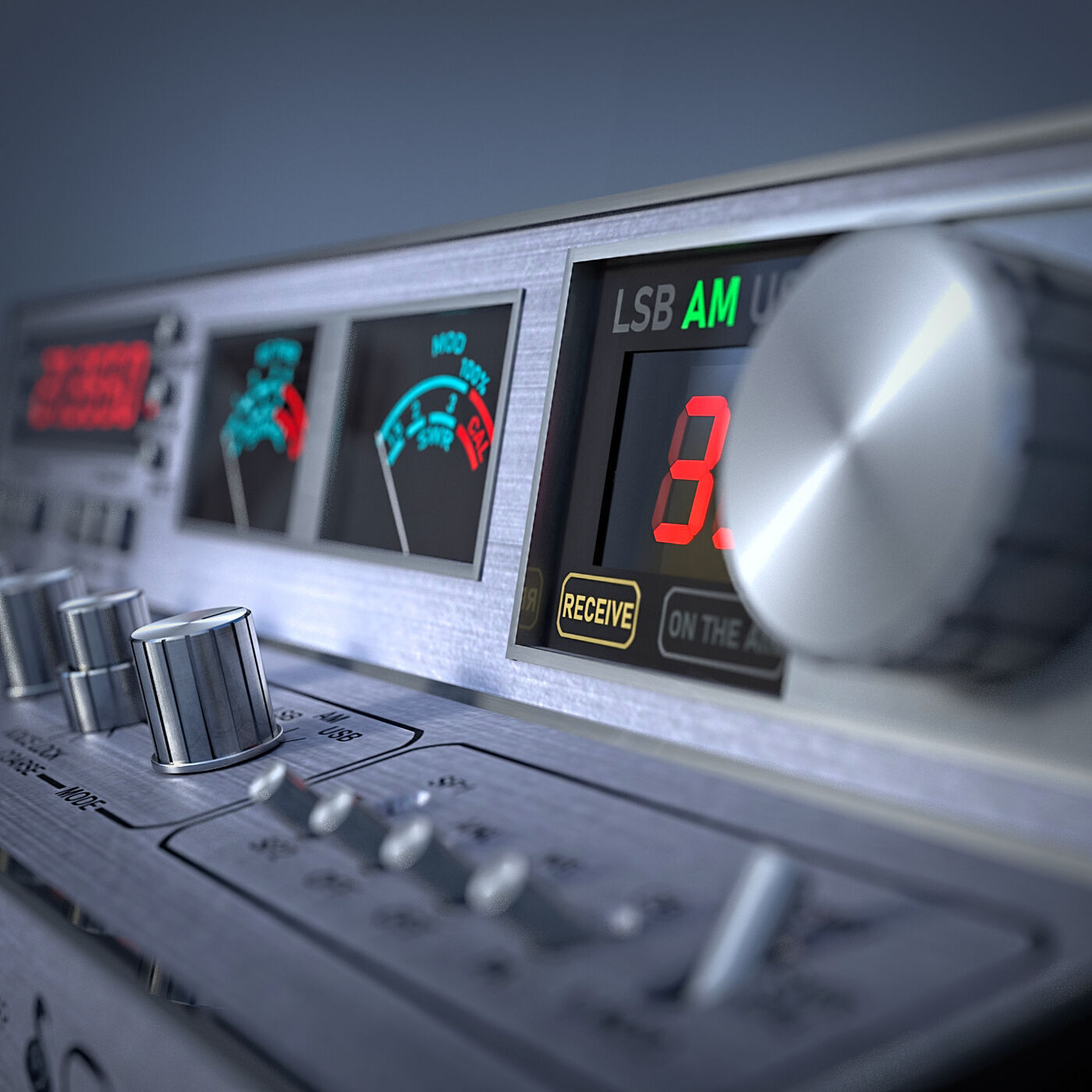 Cobra 2000 GTL 2000 CB Radio 3D model_4