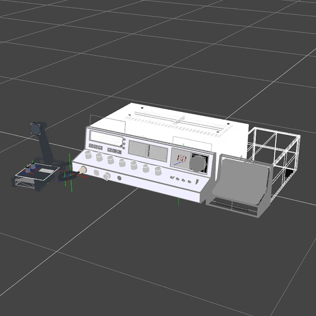 Cobra 2000 GTL 2000 CB Radio 3D model_7