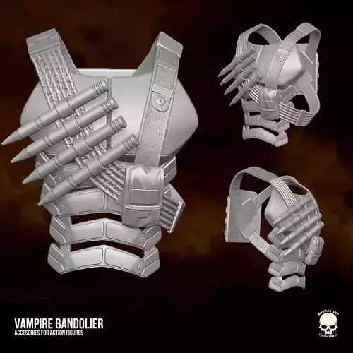 Vampire Hunter Bandolier 3D printable files