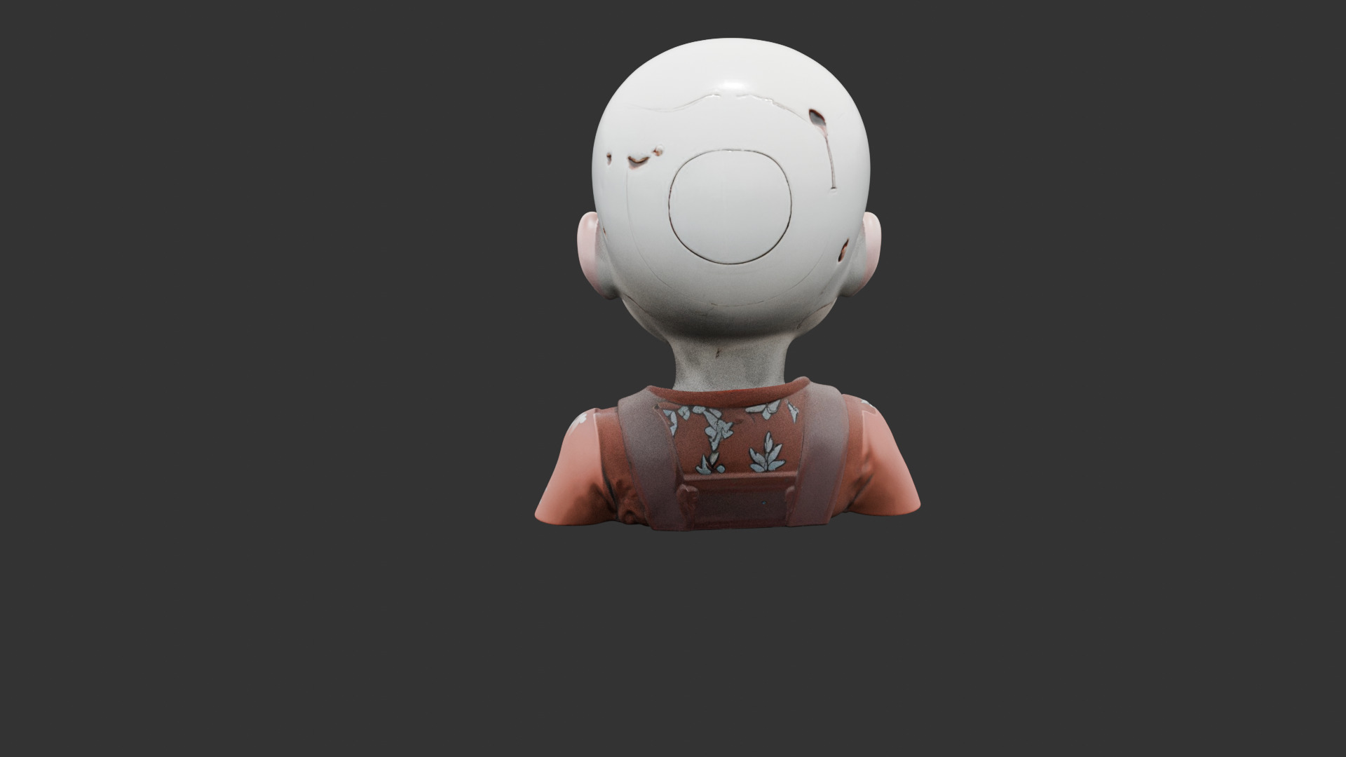 Stitched Eye Doll Low-poly 3D model_18