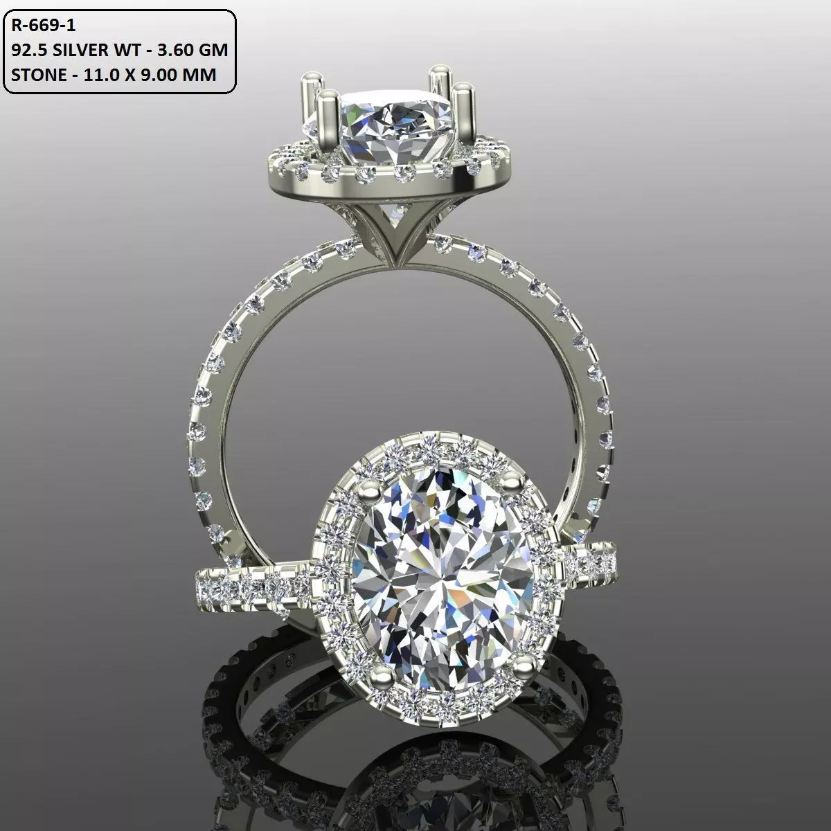 Solitaire Ring 3D print model_0