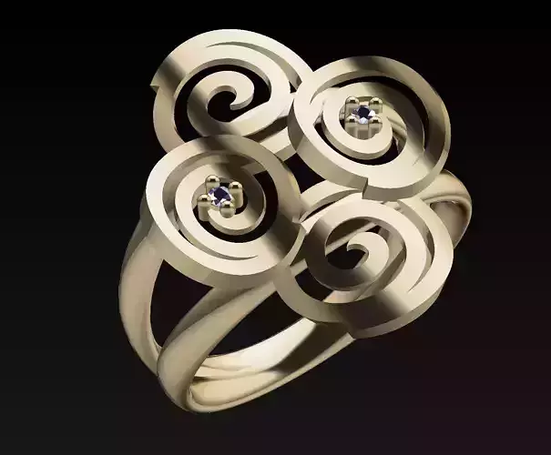 Fantasy Stone Ring 3dm