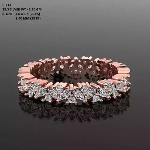 Band Ring 3D print model