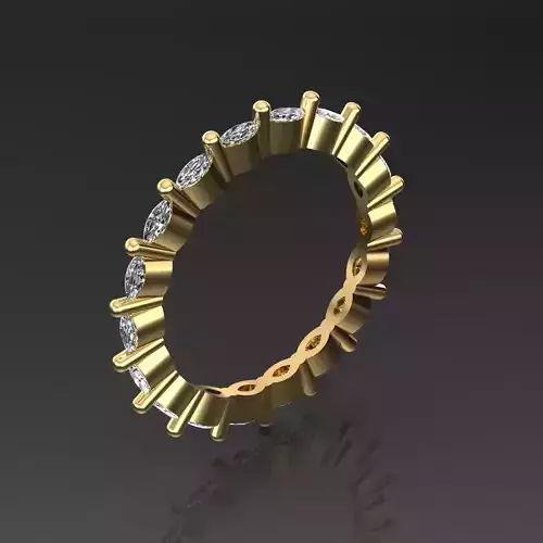 Band Ring 3D print model