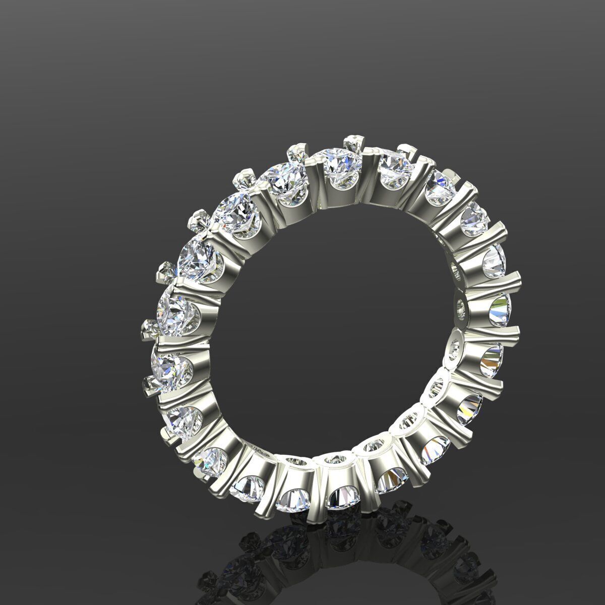 Band Ring 3D print model_2