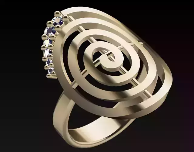 Lava Fantasy Ring 3dm 3D print model