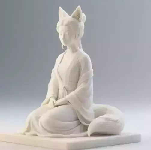 18 Fox Spirit Woman in Pu Song Ling Style