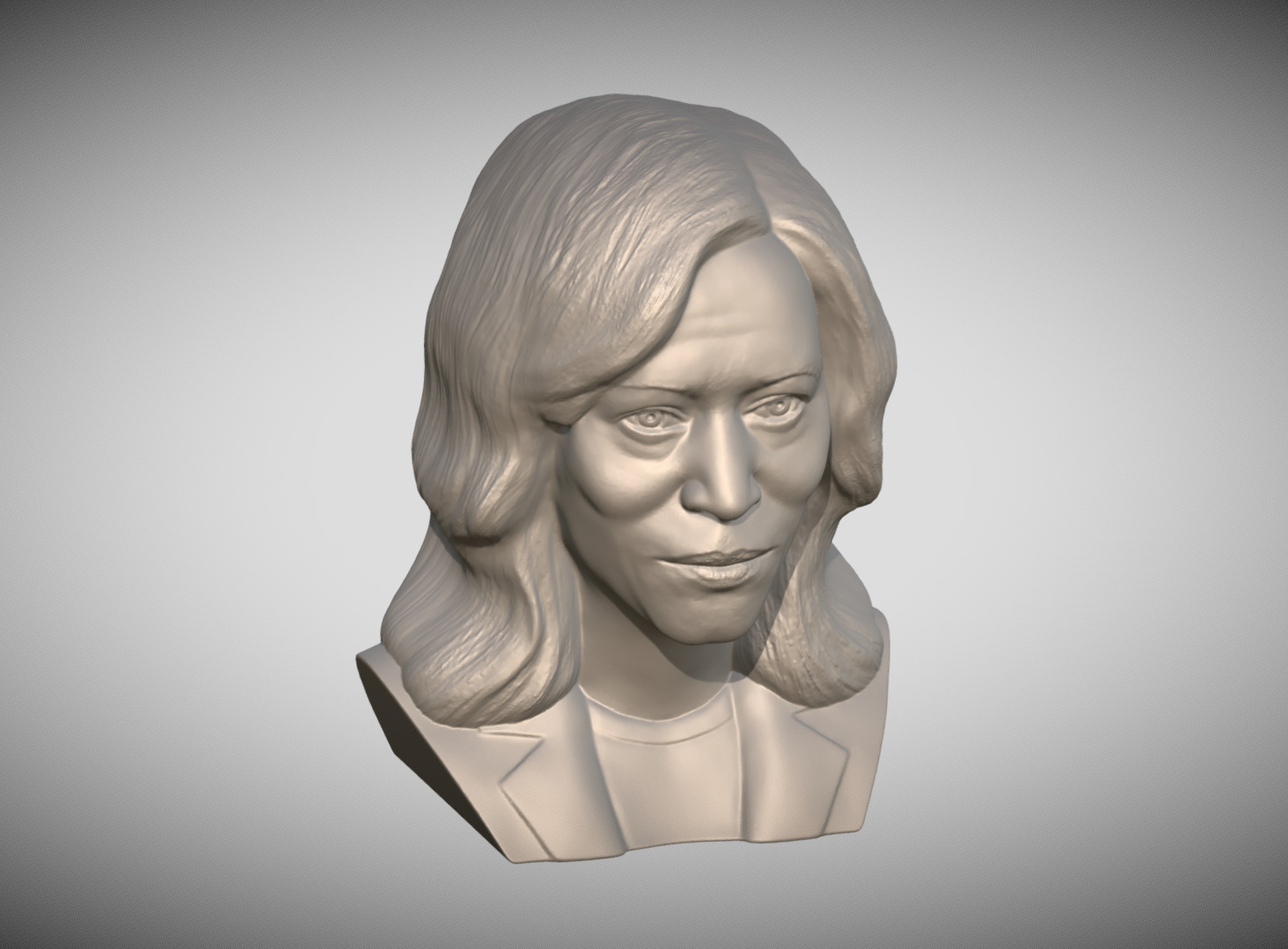Kamala Harris bust 3D print model_14