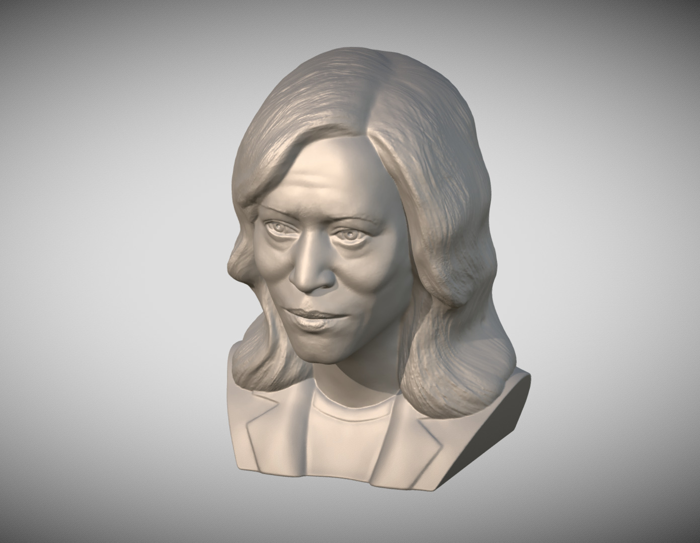 Kamala Harris bust 3D print model_13