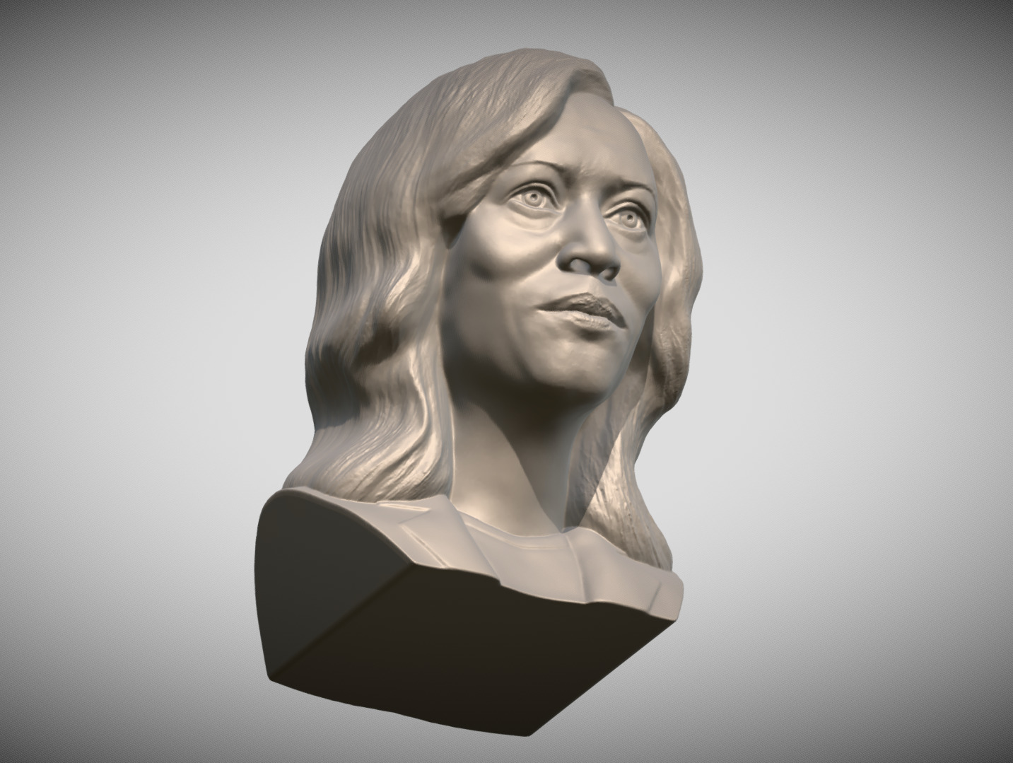 Kamala Harris bust 3D print model_15