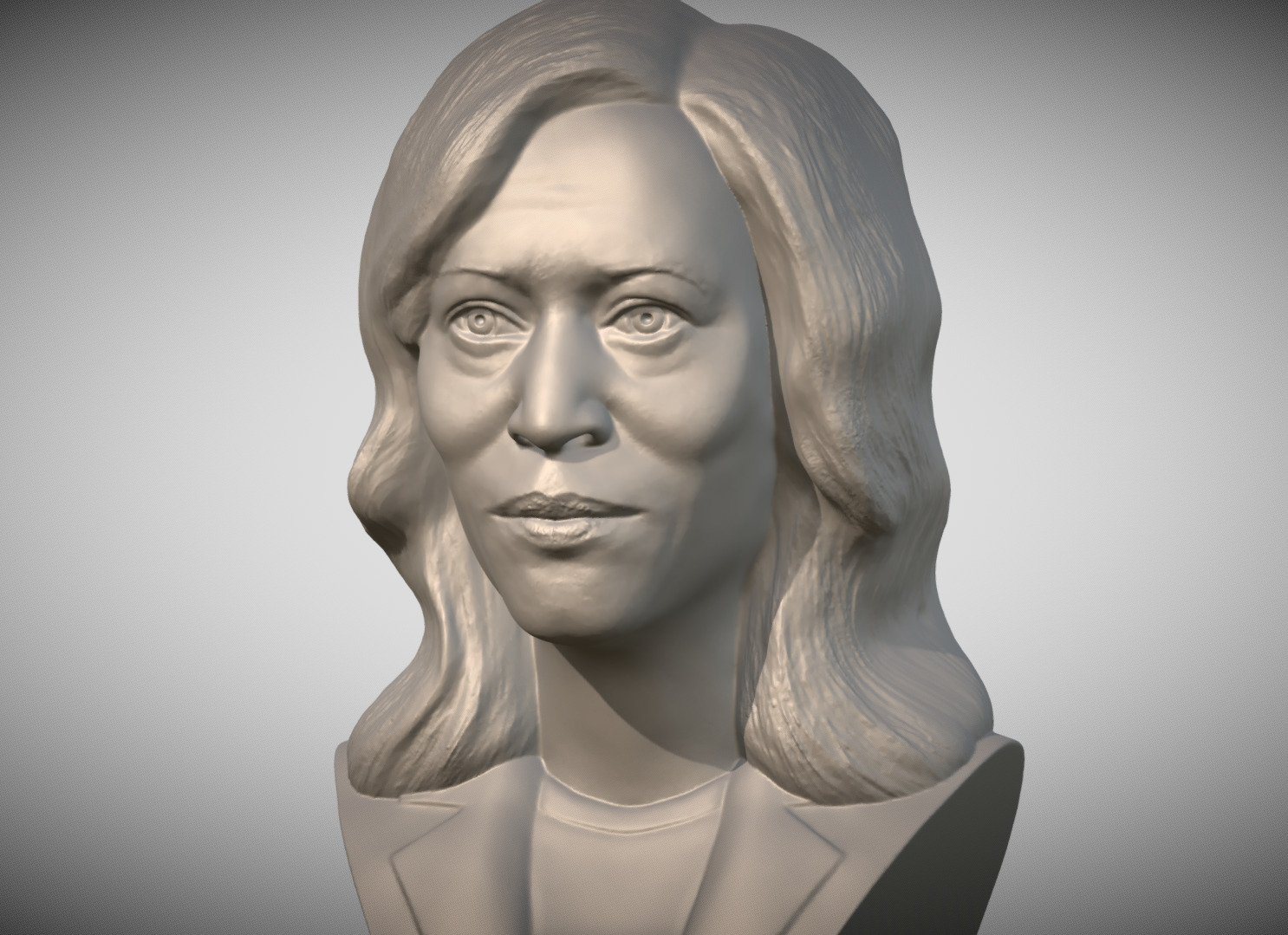 Kamala Harris bust 3D print model_1