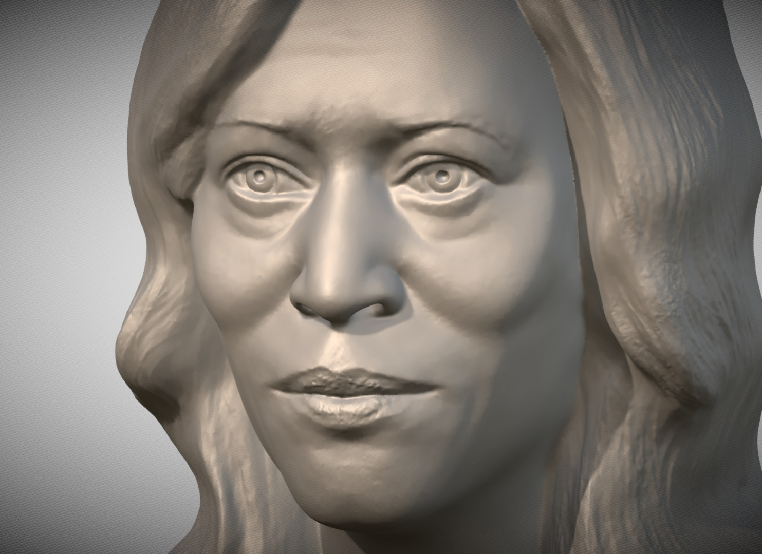 Kamala Harris bust 3D print model_12