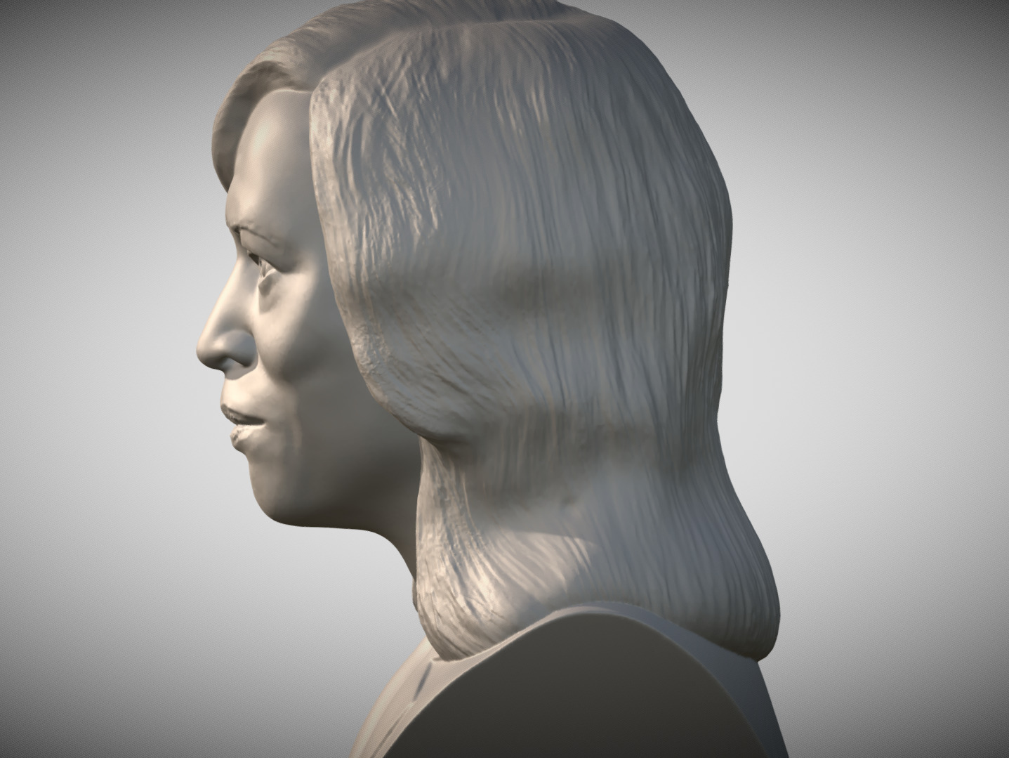 Kamala Harris bust 3D print model_4