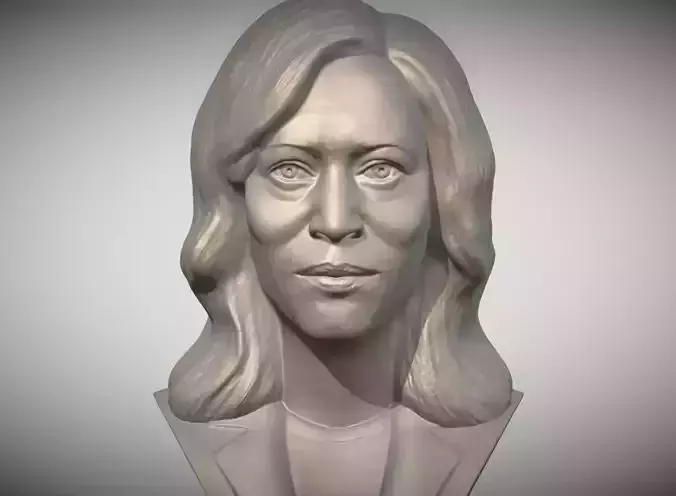 Kamala Harris bust 3D print model