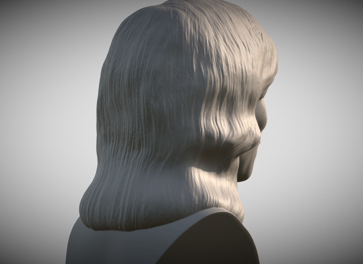 Kamala Harris bust 3D print model_6