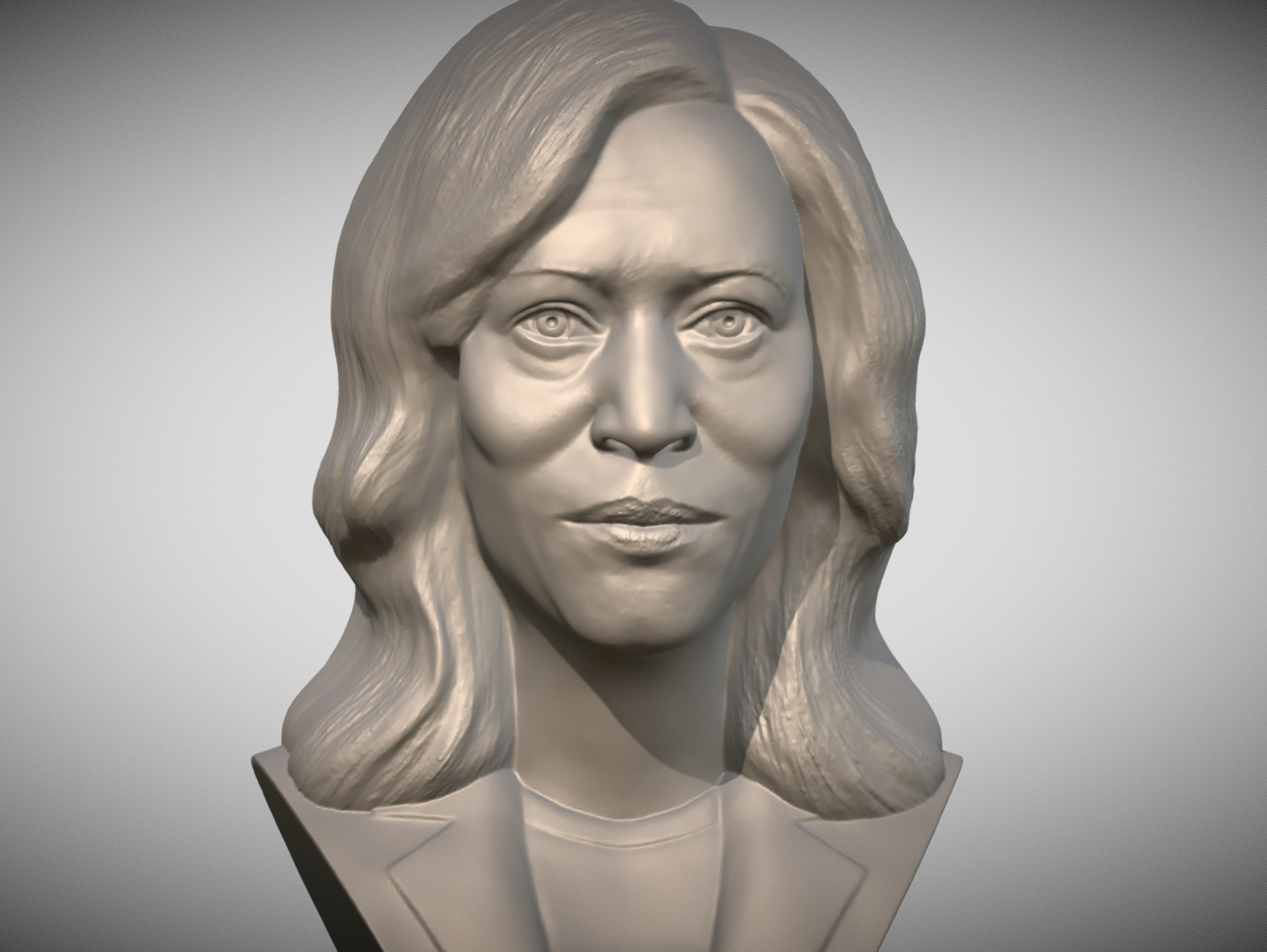 Kamala Harris bust 3D print model_10