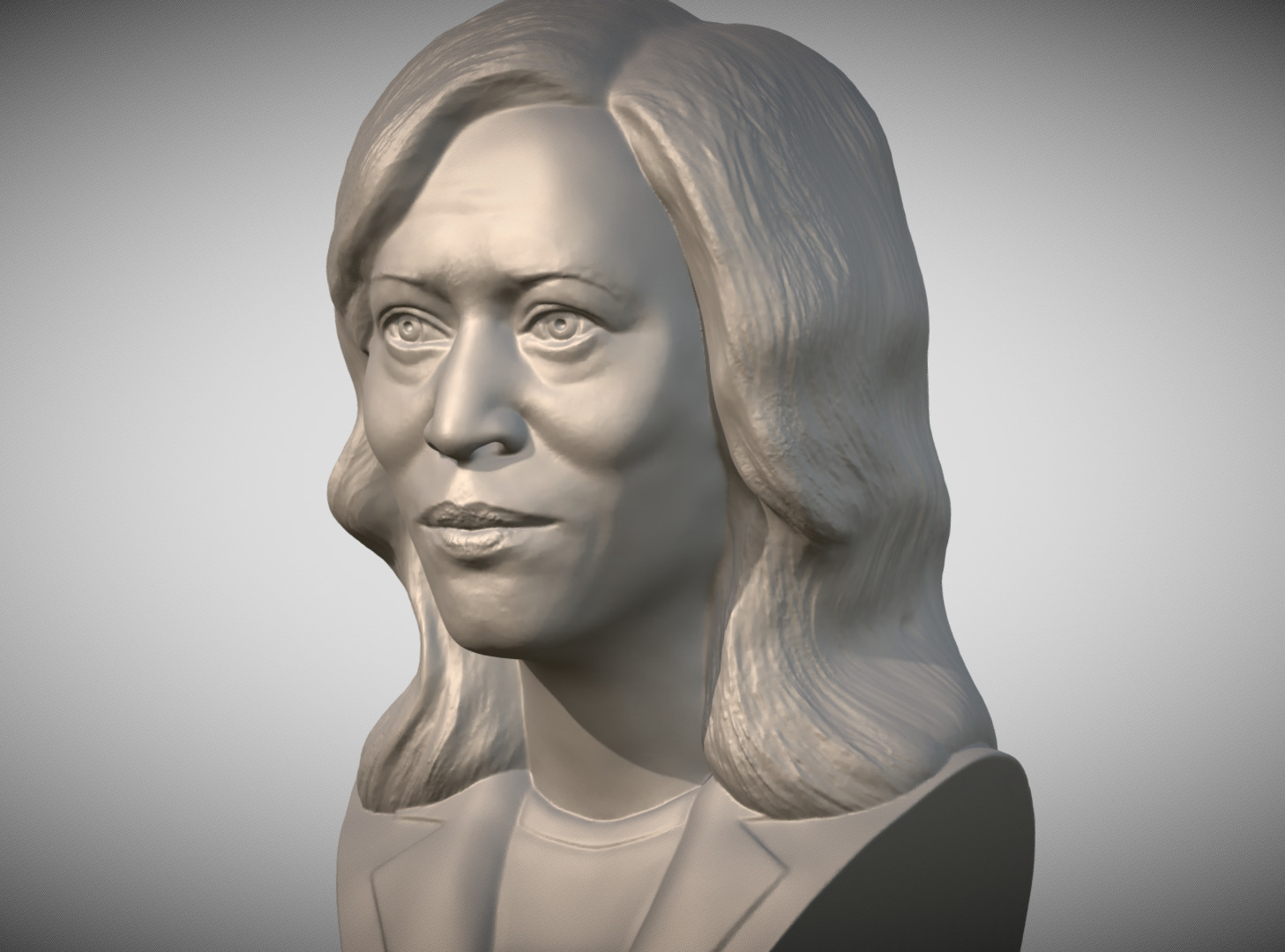 Kamala Harris bust 3D print model_2