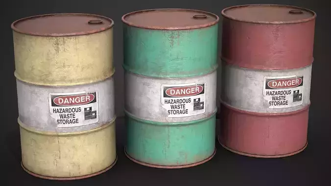 Metal Barrel Container