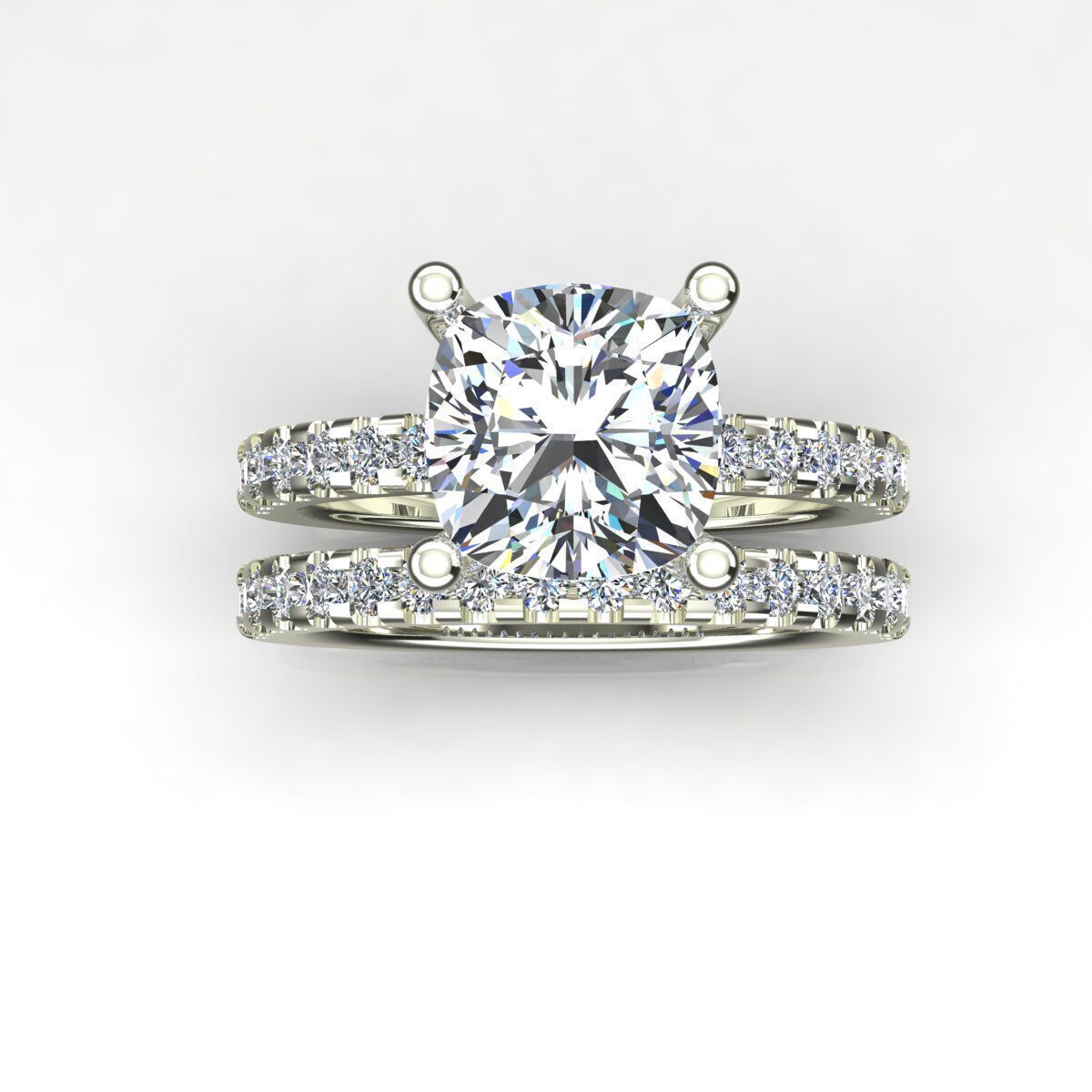 Solitaire Ring 3D print model_2