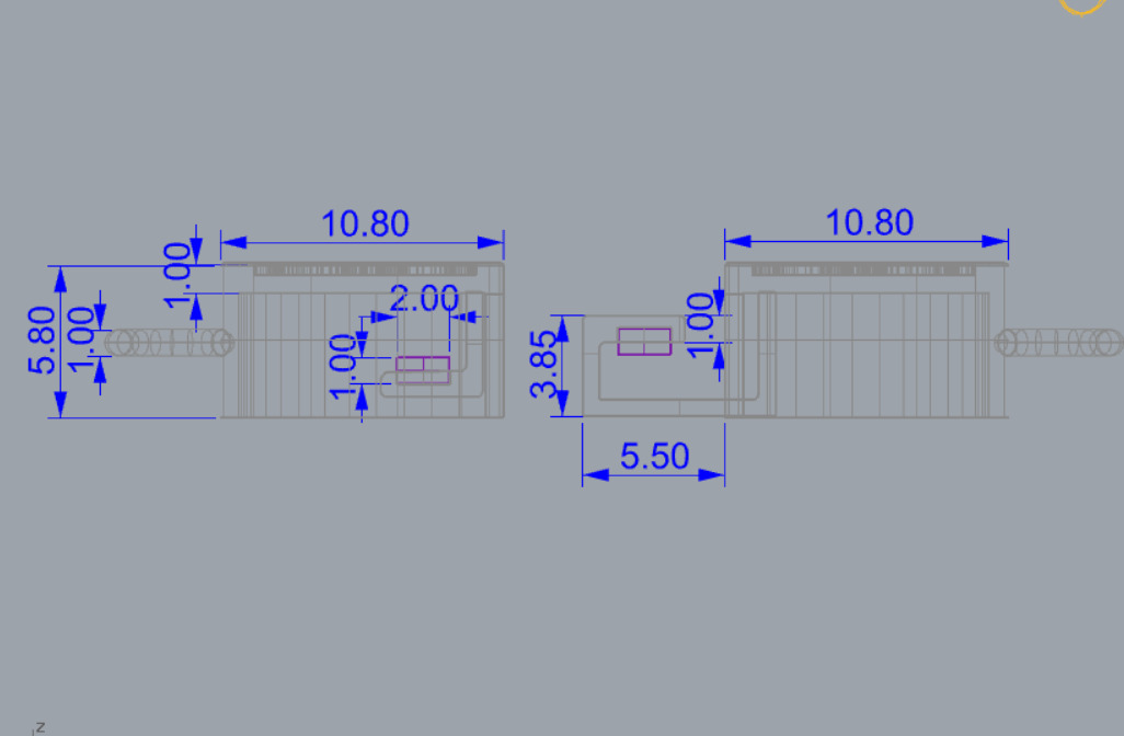 ArtDeco-Inspired Magnetic Clasp ornamental hidden lock mechanism 3D print model_7