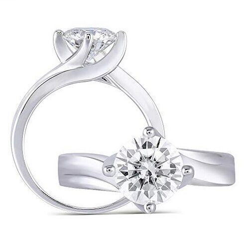 Solitaire Ring 3D print model_2