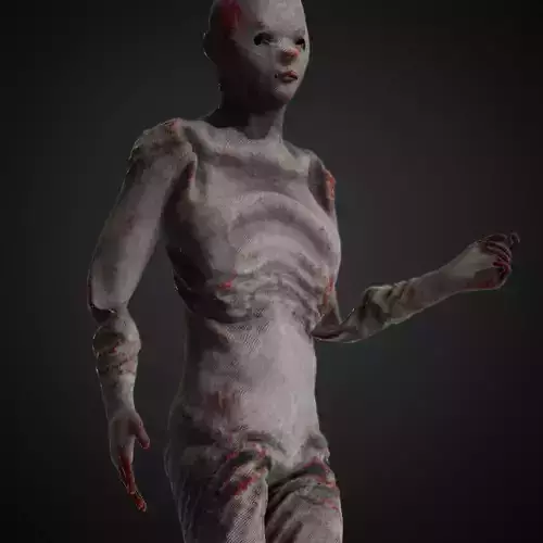 Rigged Terror Character Stitched Man