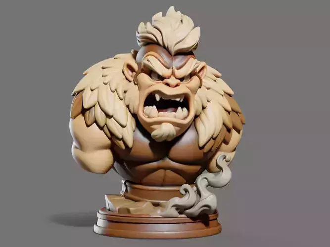 SABRETOOTH Bust 3D Print STL