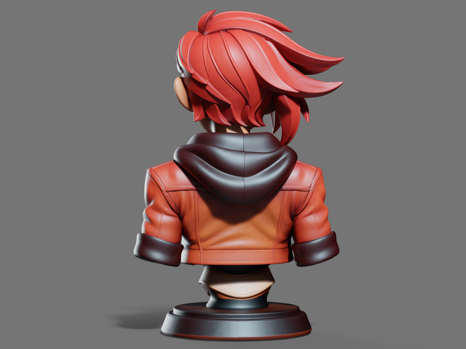 Vi Bust 3D Print STL 3D print model_2