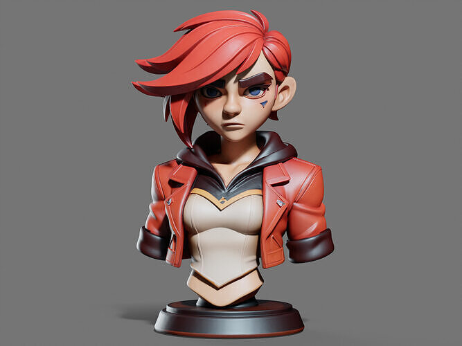 Vi Bust 3D Print STL 3D print model