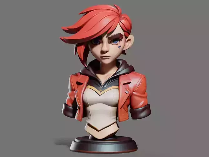 Vi Bust 3D Print STL