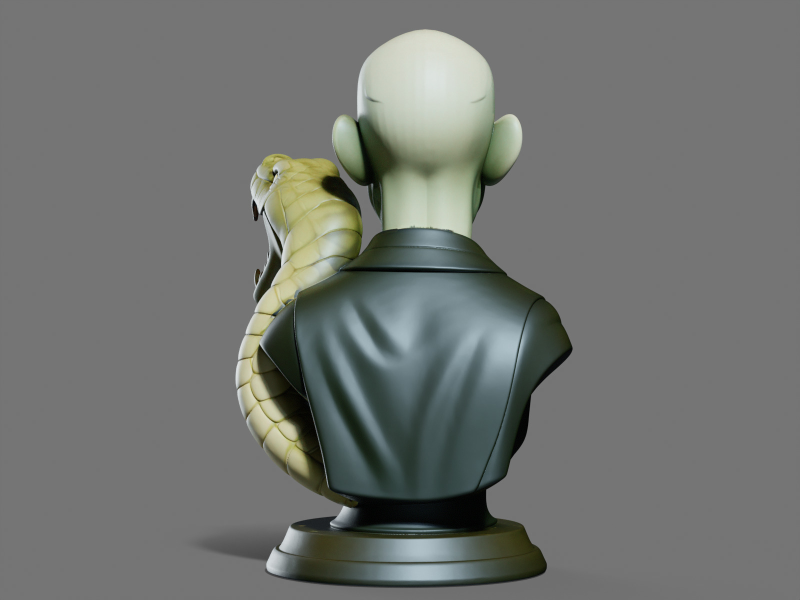 VOLDEMORT Bust 3D Print STL 3D print model_2
