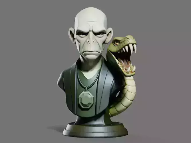 VOLDEMORT Bust 3D Print STL