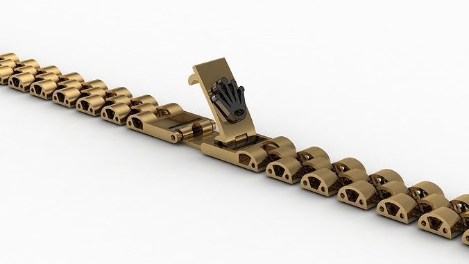 Rolex Bracelet 0029 - 3 models - 3 weights 3D print model