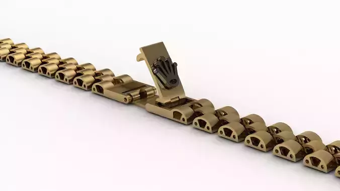 Rolex Bracelet 0029 - 3 models - 3 weights 3D print model