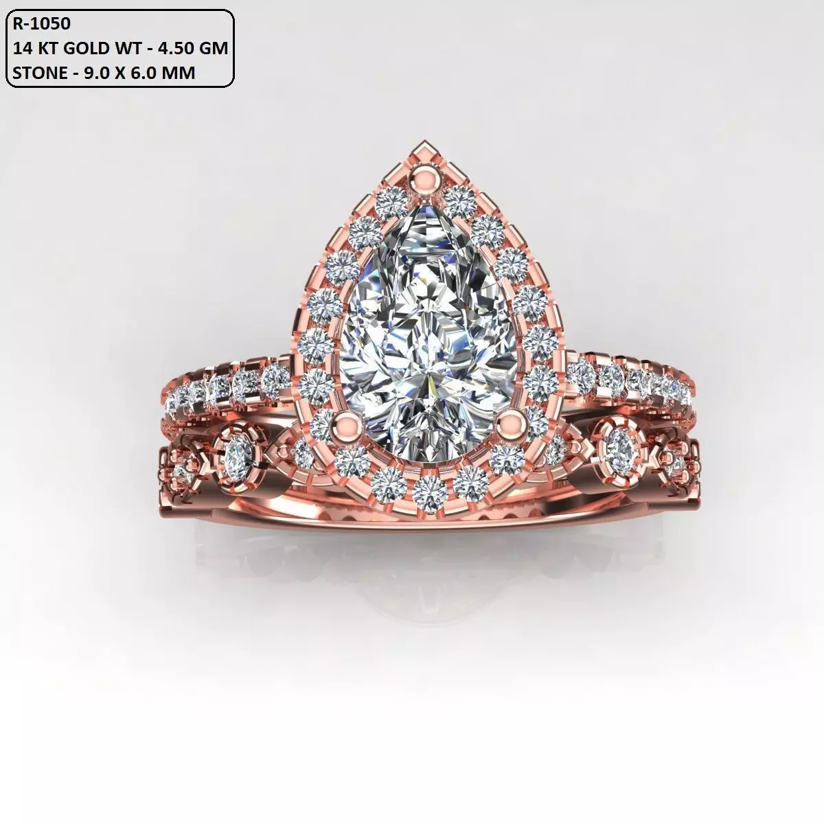 Solitaire Ring 3D print model_0