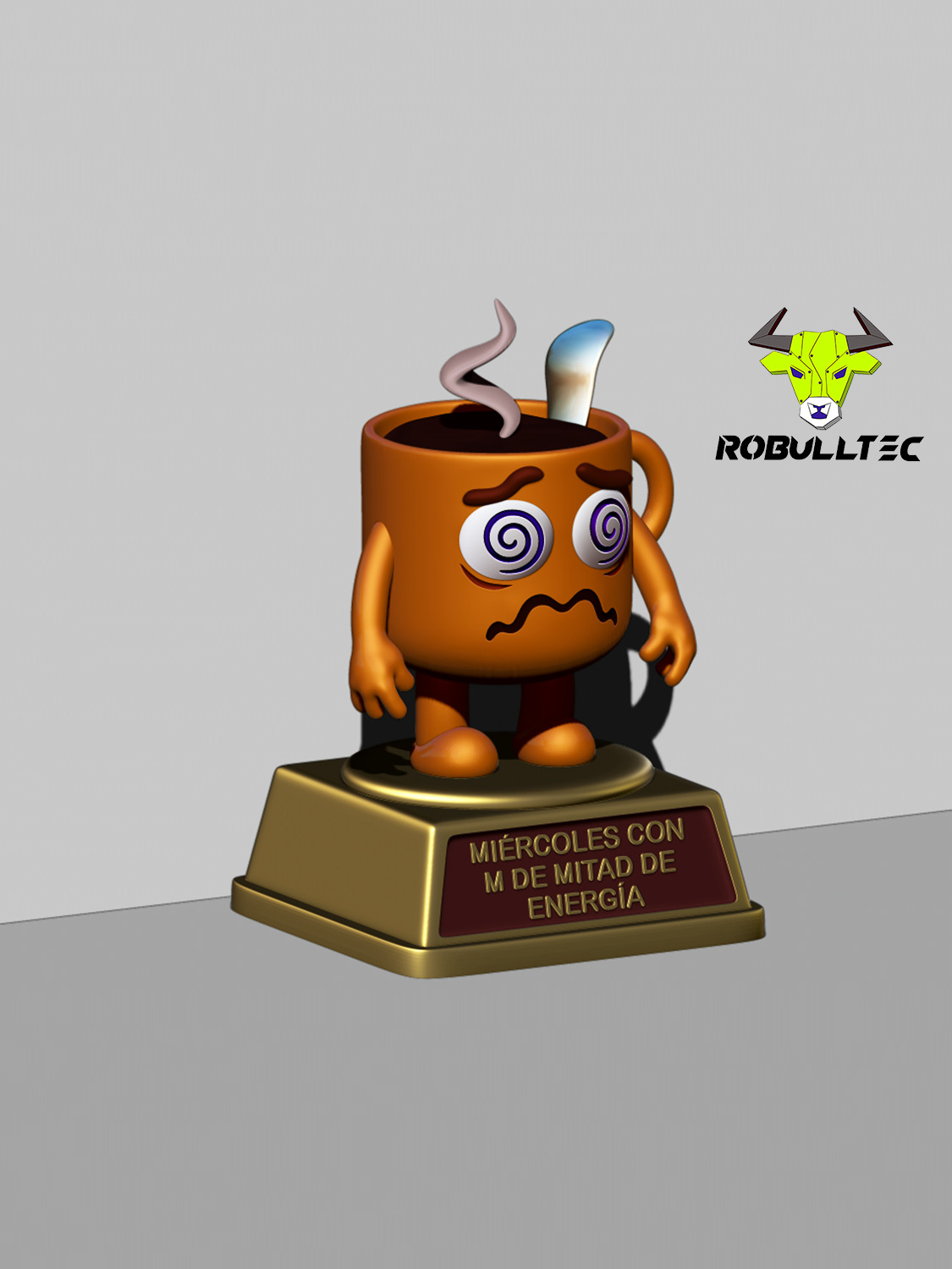 Trofeo taza del miercoles - Cupy Wednesday 3D print model_1