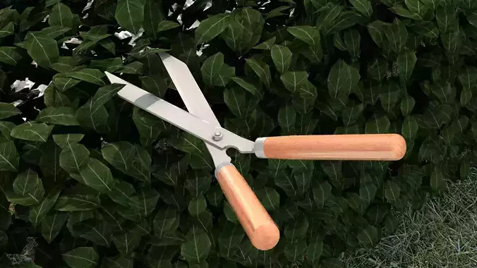Garden Pruning Shears 3D model
